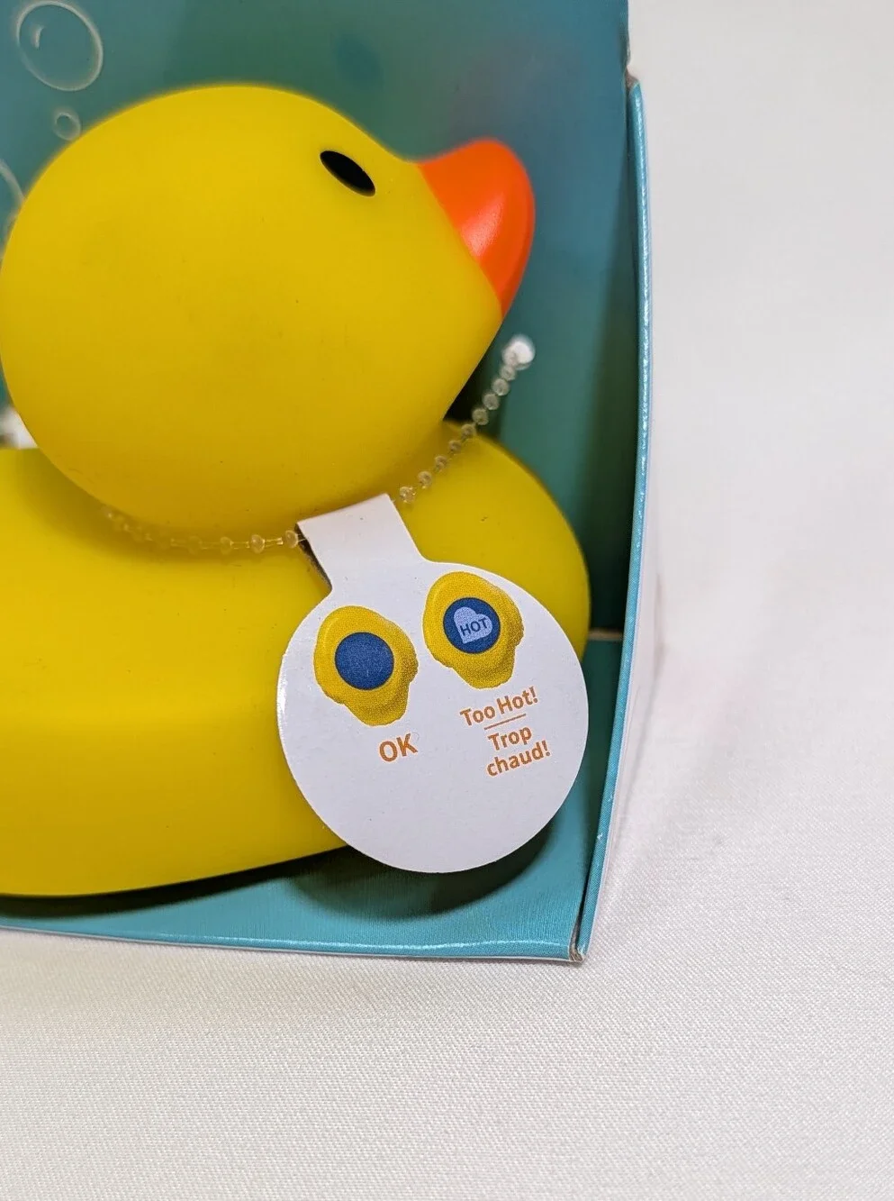 Munchkin White Hot Safety Bath Ducky Baby Bath Toy NIP Temperature Indicator